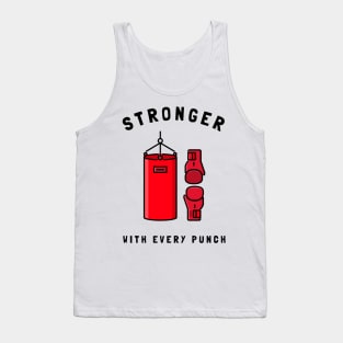 stronger with every punch Tank Top